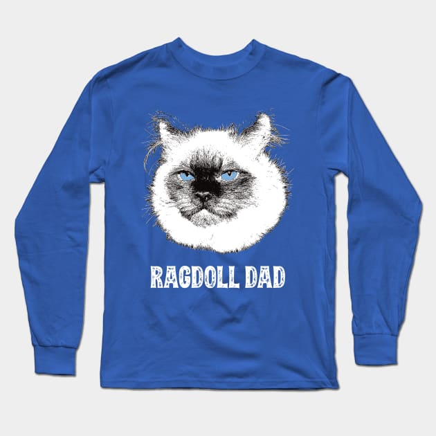 Ragdoll Dad Long Sleeve T-Shirt by DoggyStyles